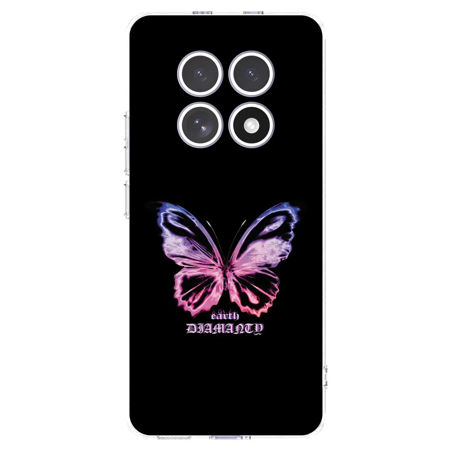 Silikonový průhledný obal pro Xiaomi Redmi Note 15 4G - Diamanty Purple