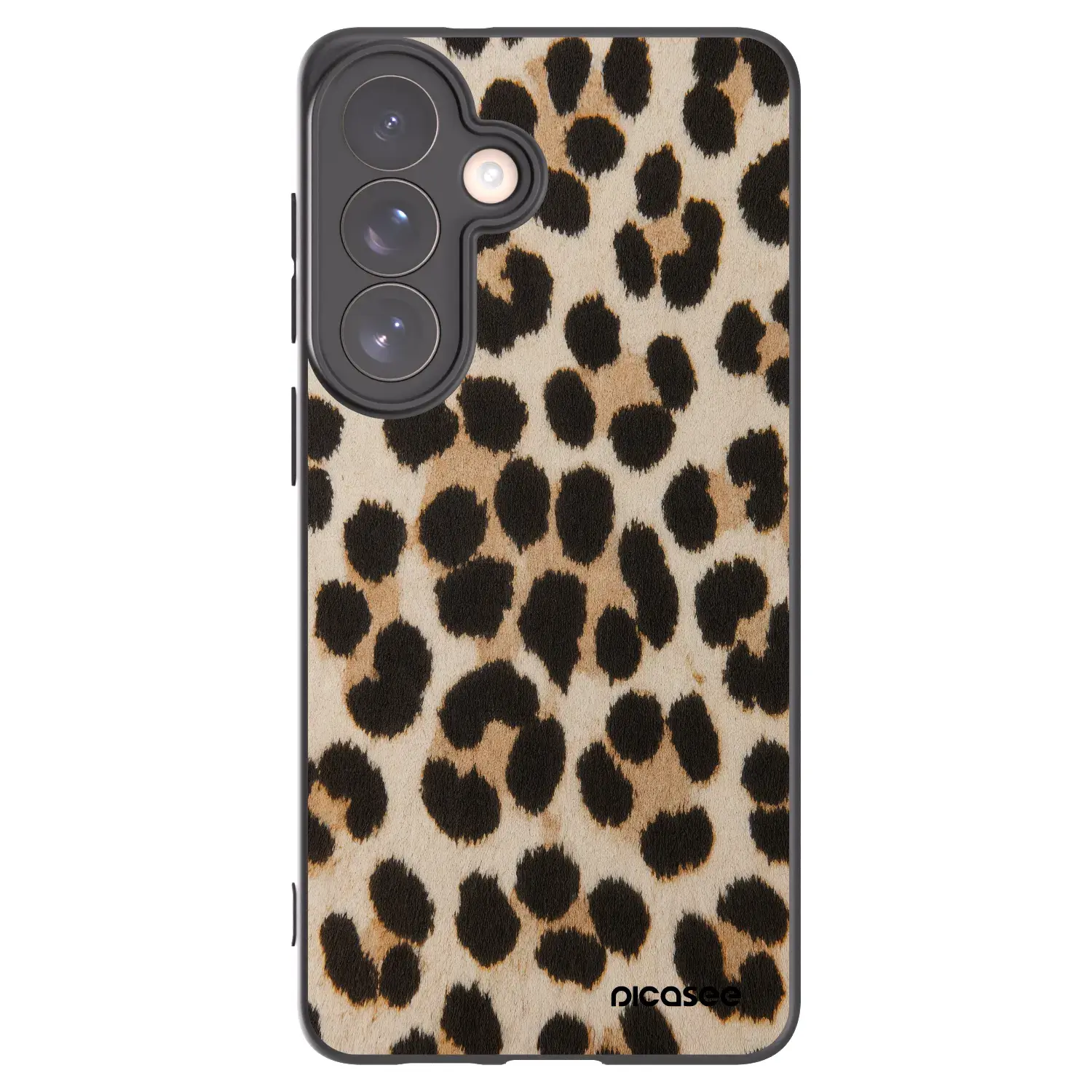 Silikonový černý obal pro Samsung Galaxy S26+ - Brown Tiger