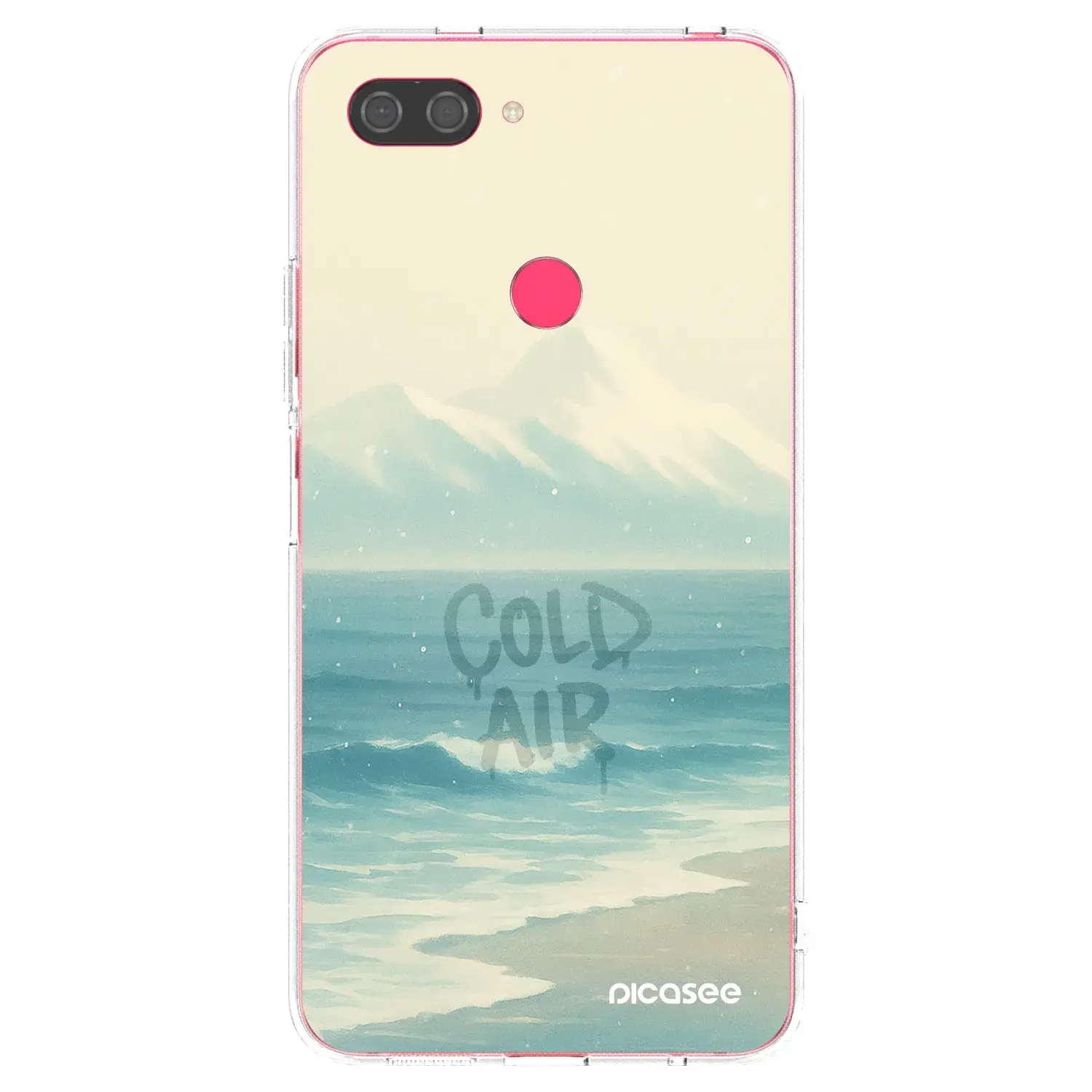 Silikonový průhledný obal pro Xiaomi Mi 8 Lite - COLD AIR