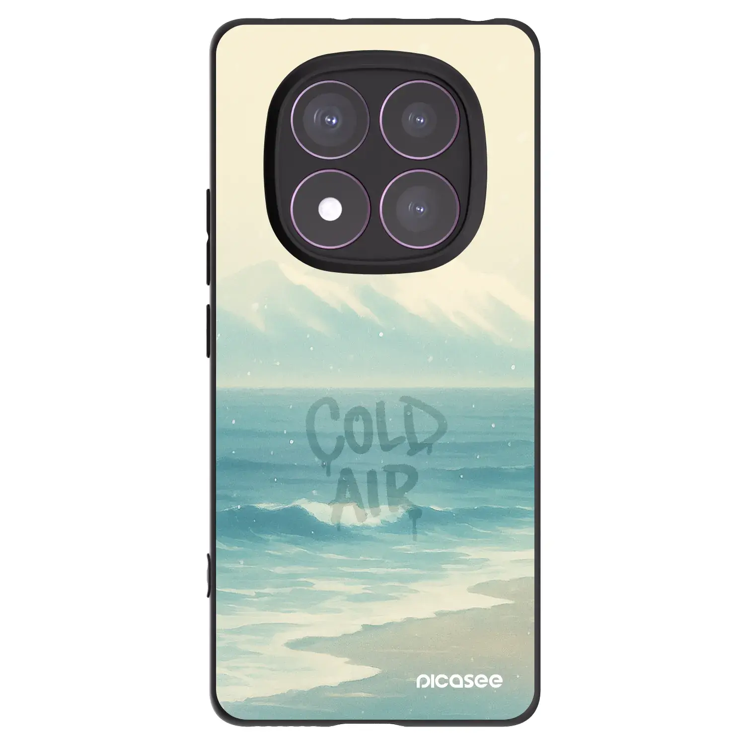 Silikonový černý obal pro Xiaomi Redmi Note 14 Pro 4G - COLD AIR