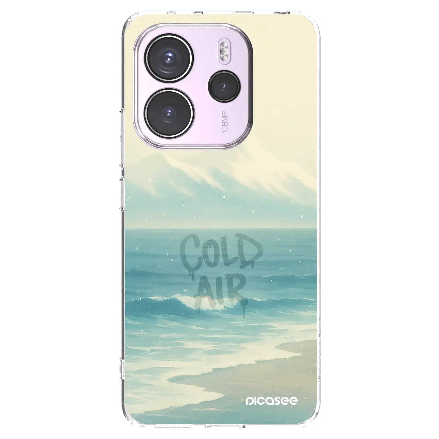 Silikonový průhledný obal pro Xiaomi Redmi Note 14 4G - COLD AIR