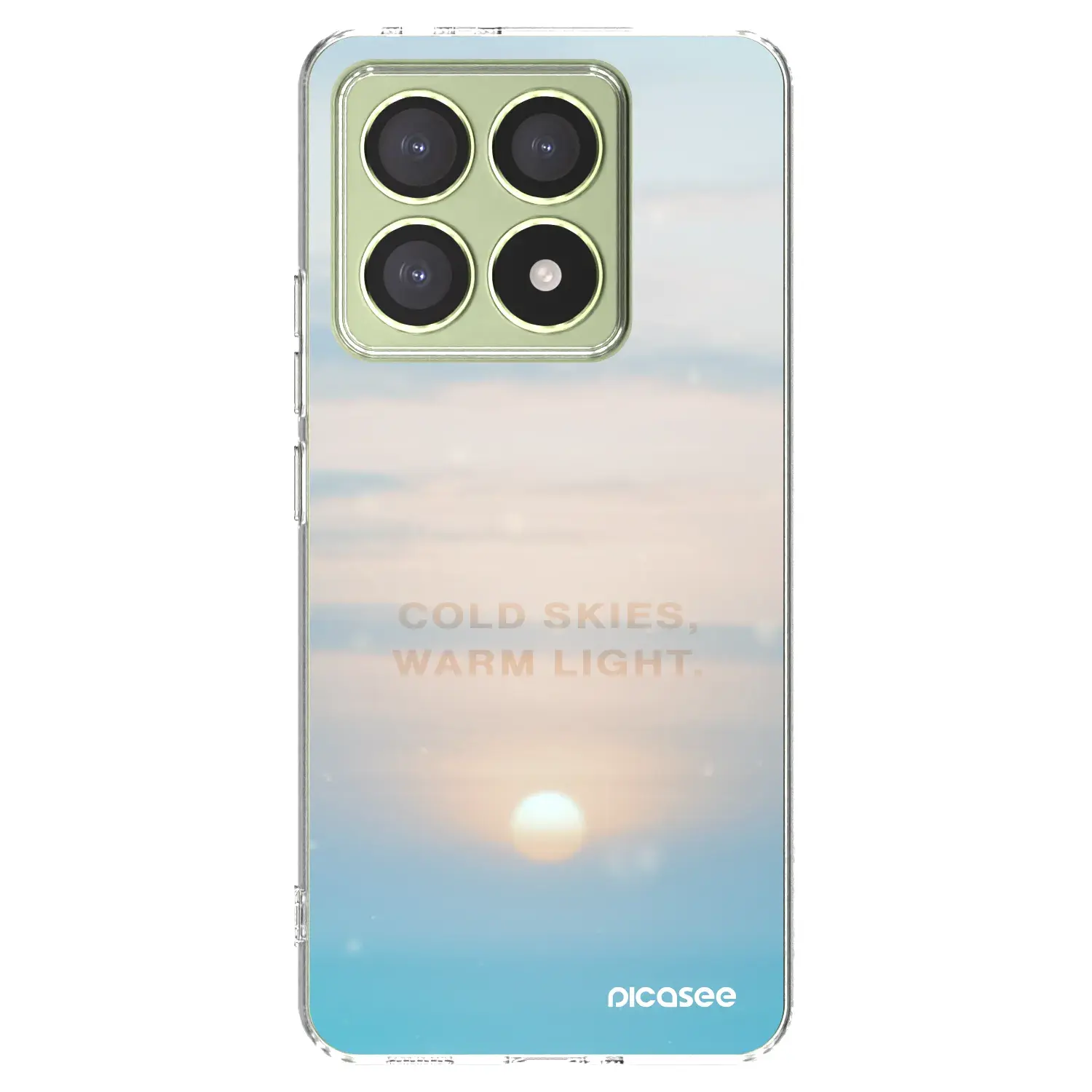 Silikonový průhledný obal pro Xiaomi 14T - COLD SKIES