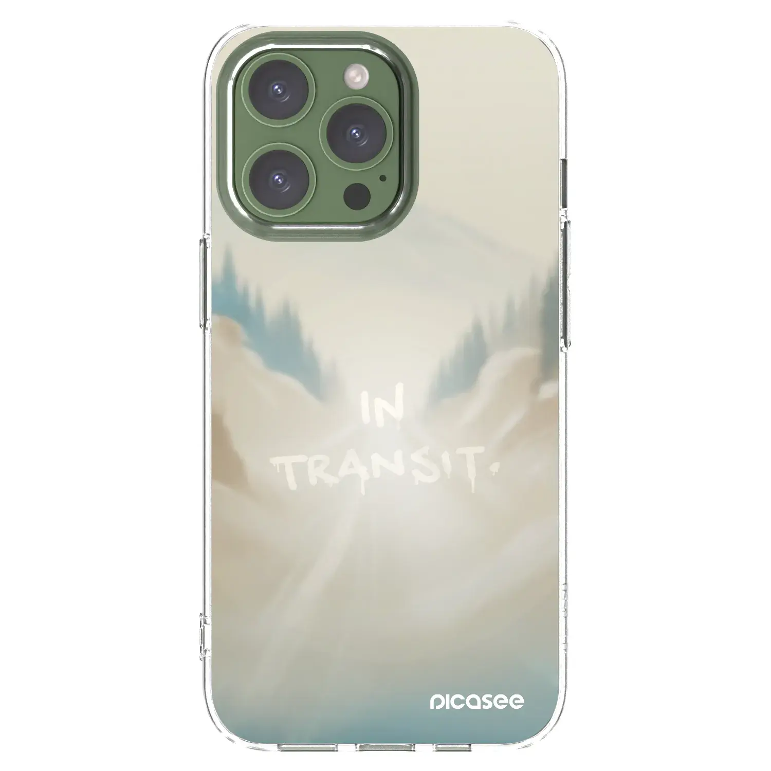 Silikonový průhledný obal pro Apple iPhone 13 Pro - IN TRANSIT