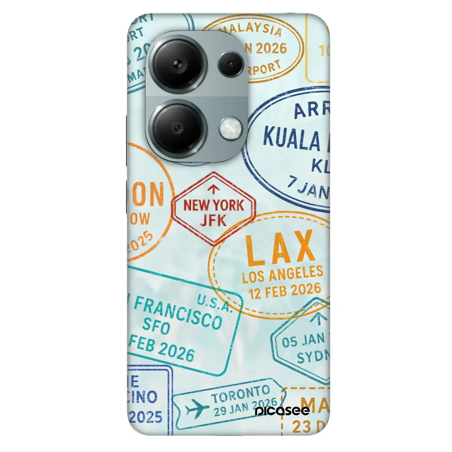 Fashion Case pro Xiaomi Redmi Note 13 Pro 4G - PASSPORT EDITION