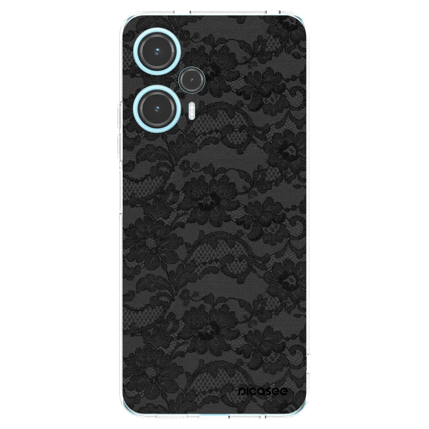 Silikonový průhledný obal pro Xiaomi Poco F5 - Dark Elegance