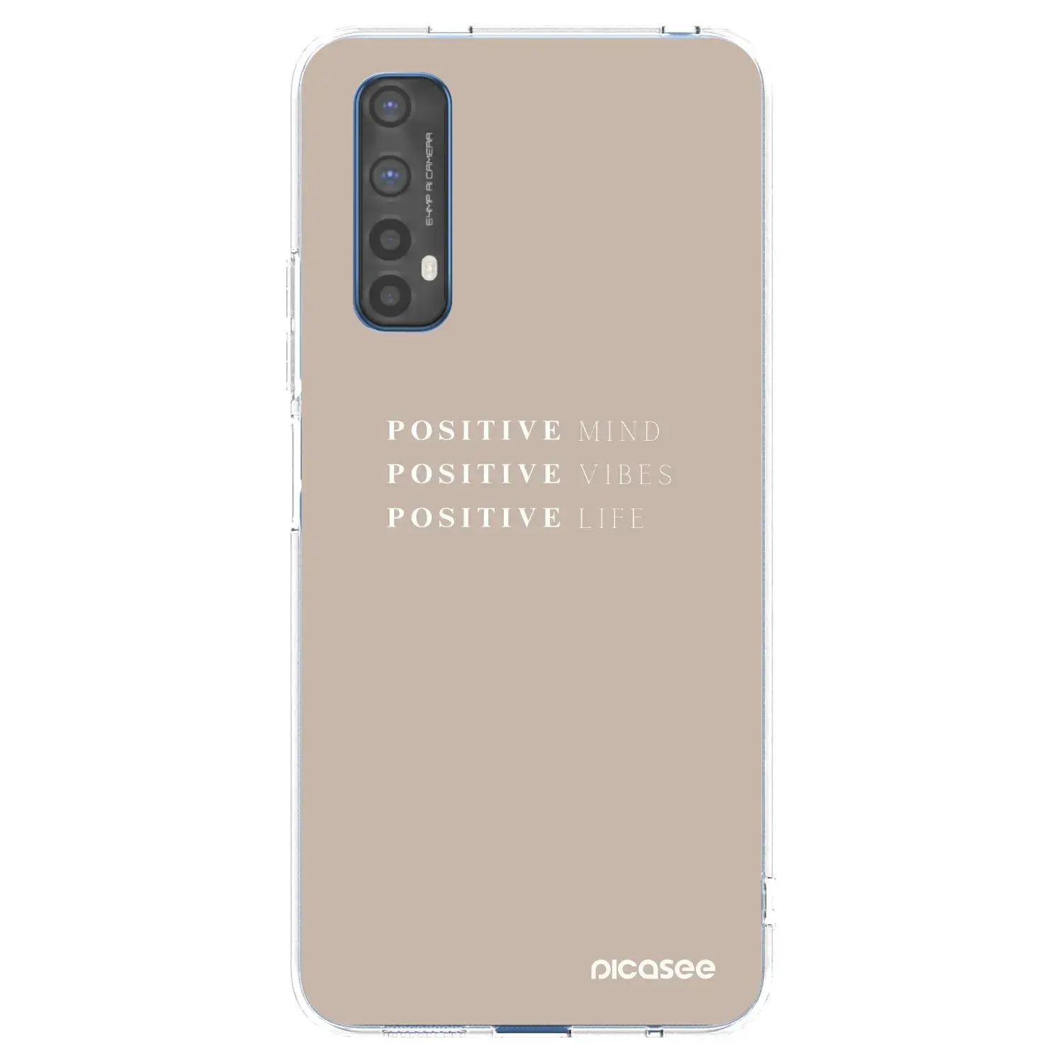 Silikonový průhledný obal pro Realme 7 - Positive Vibes