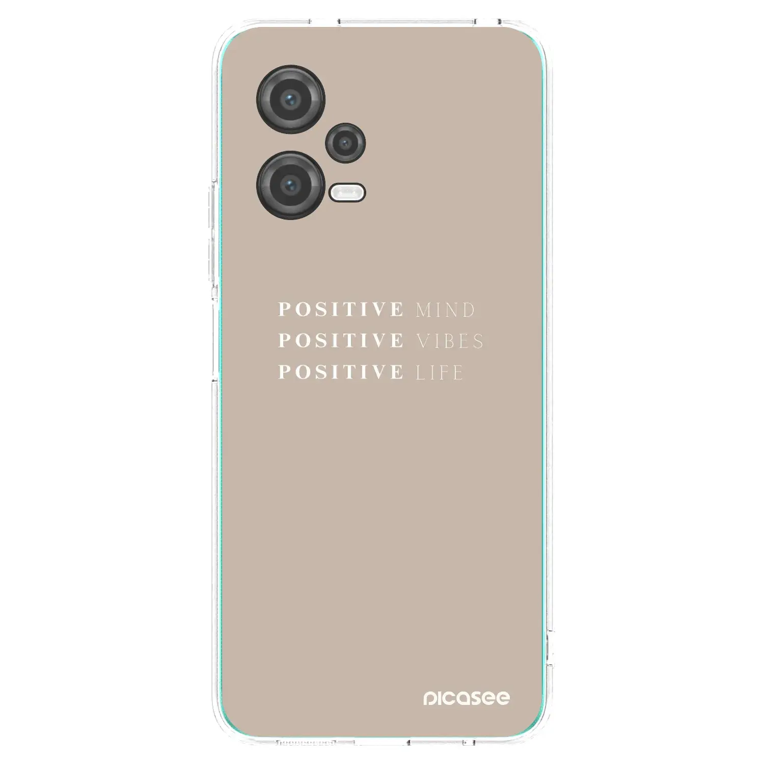 Silikonový průhledný obal pro Xiaomi Poco X5 - Positive Vibes