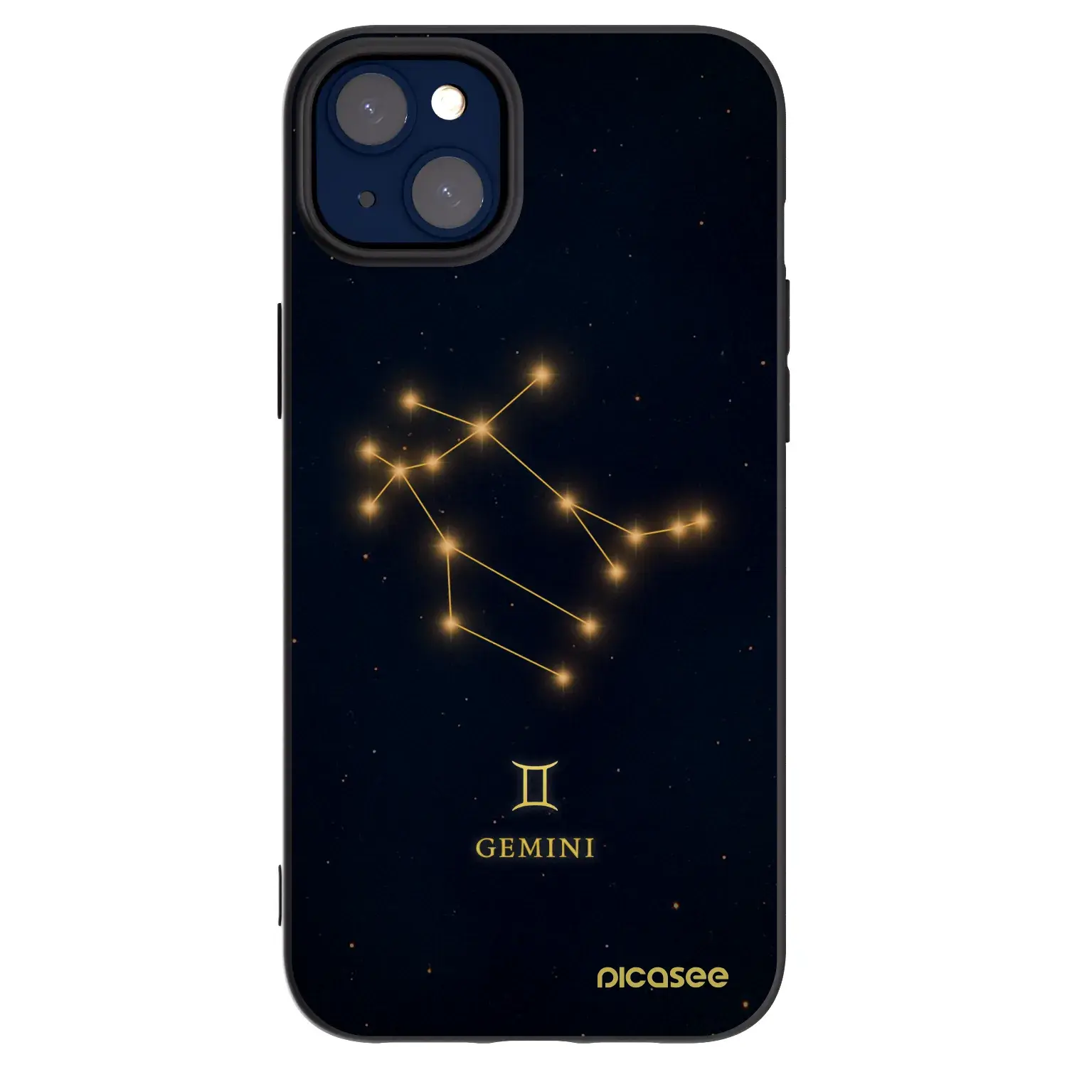 Silikonový černý obal pro Apple iPhone 14 Plus - GEMINI