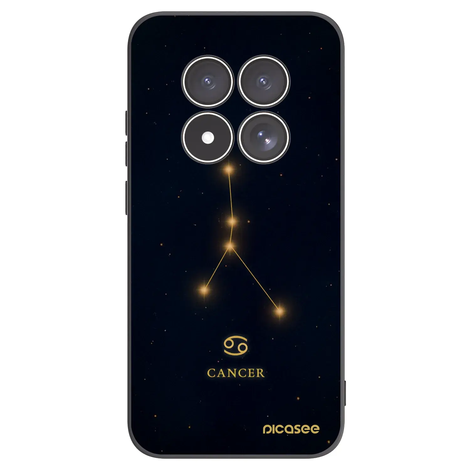 Silikonový černý obal pro Xiaomi Redmi Note 15 Pro 4G - CANCER