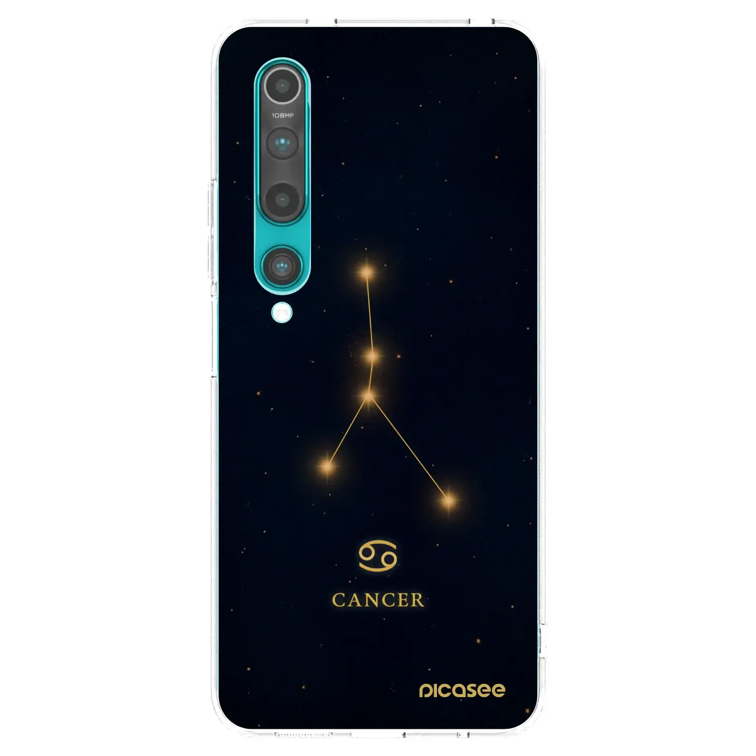 Silikonový průhledný obal pro Xiaomi Mi 10 - CANCER
