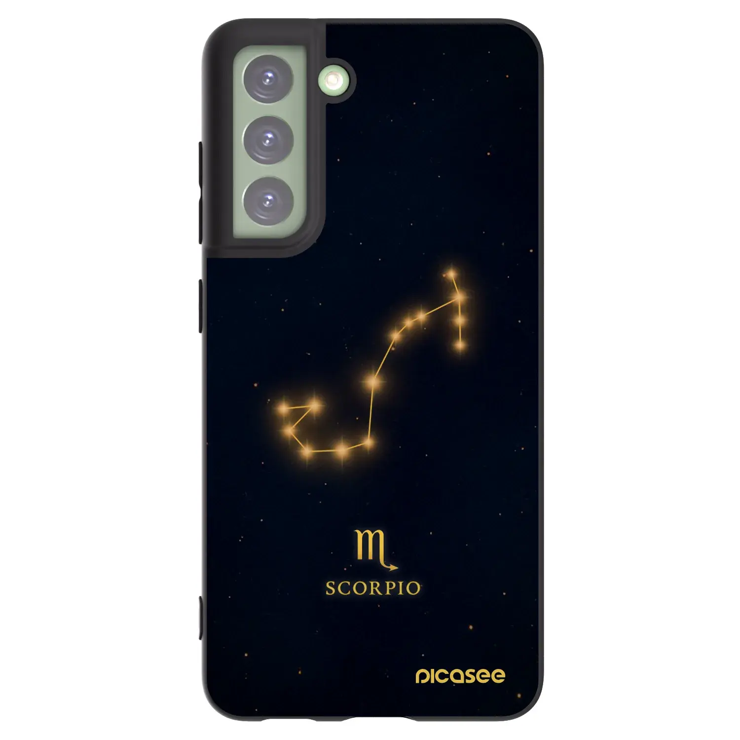 Silikonový černý obal pro Samsung Galaxy S21 FE 5G - SCORPIO