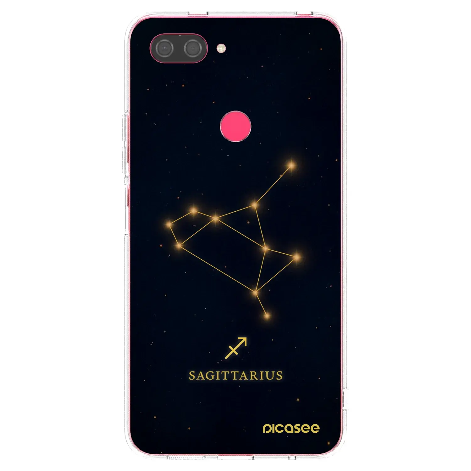 Silikonový průhledný obal pro Xiaomi Mi 8 Lite - SAGITTARIUS