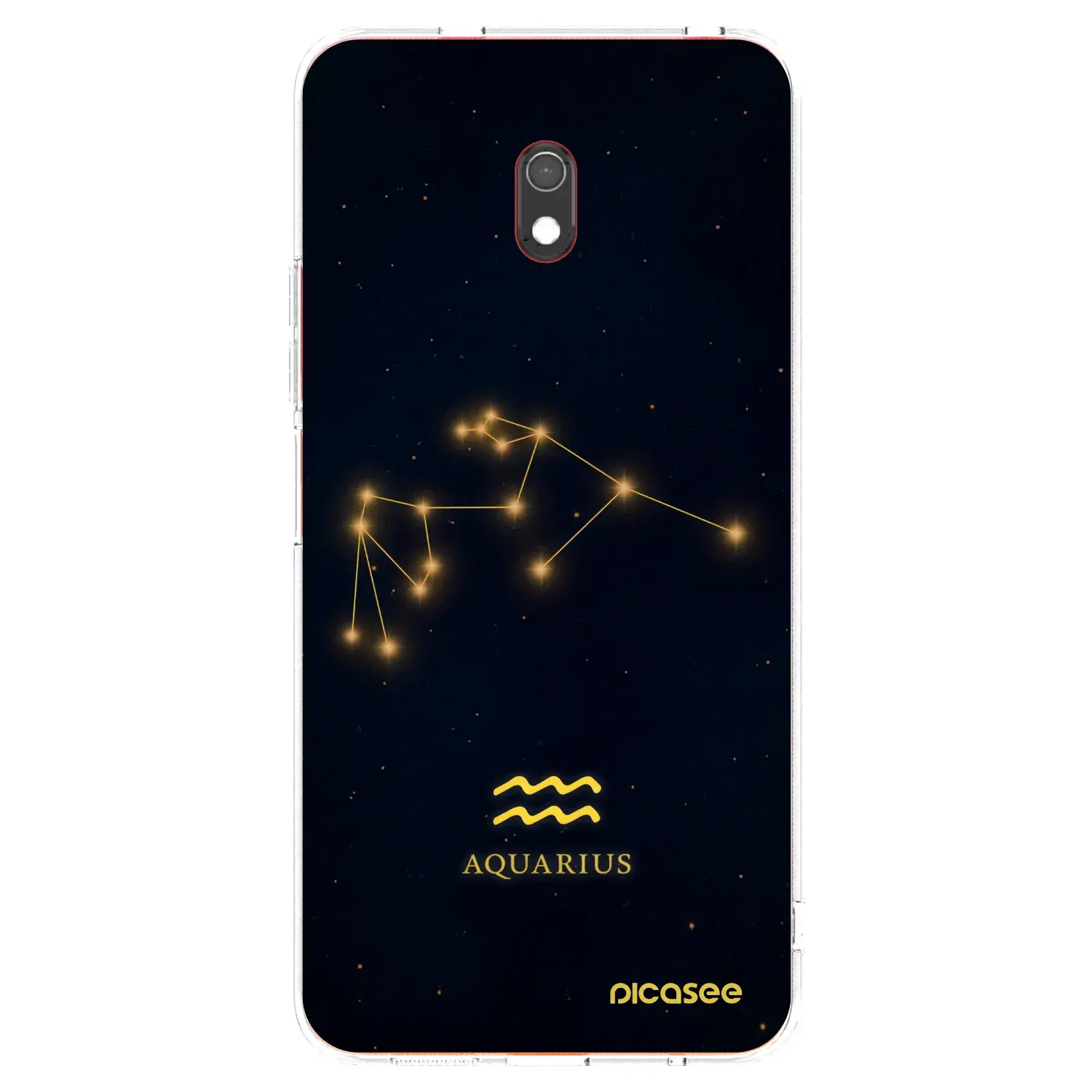 Silikonový průhledný obal pro Xiaomi Redmi 8A - AQUARIUS