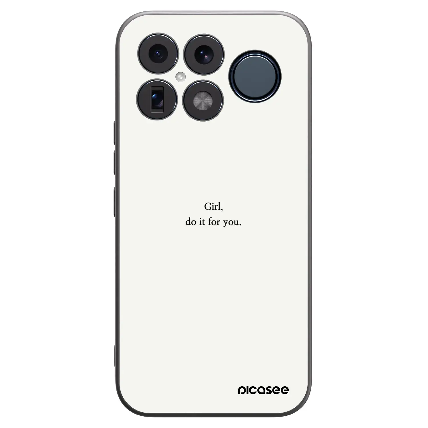 Silikonový černý obal pro Xiaomi Poco F8 Ultra - Girl, do it for you