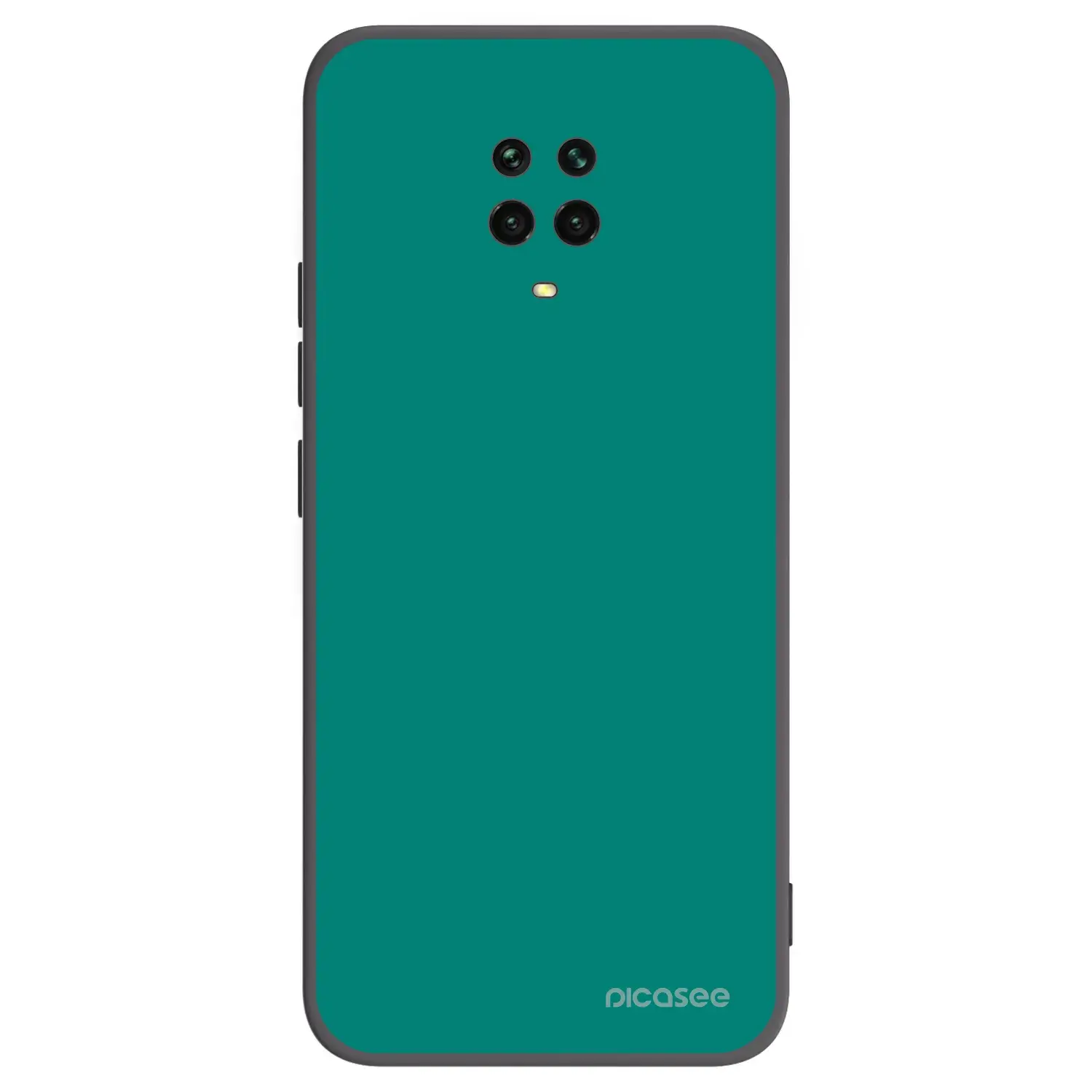 Silikonový černý obal pro Xiaomi Redmi Note 9 Pro - Emerald Mist
