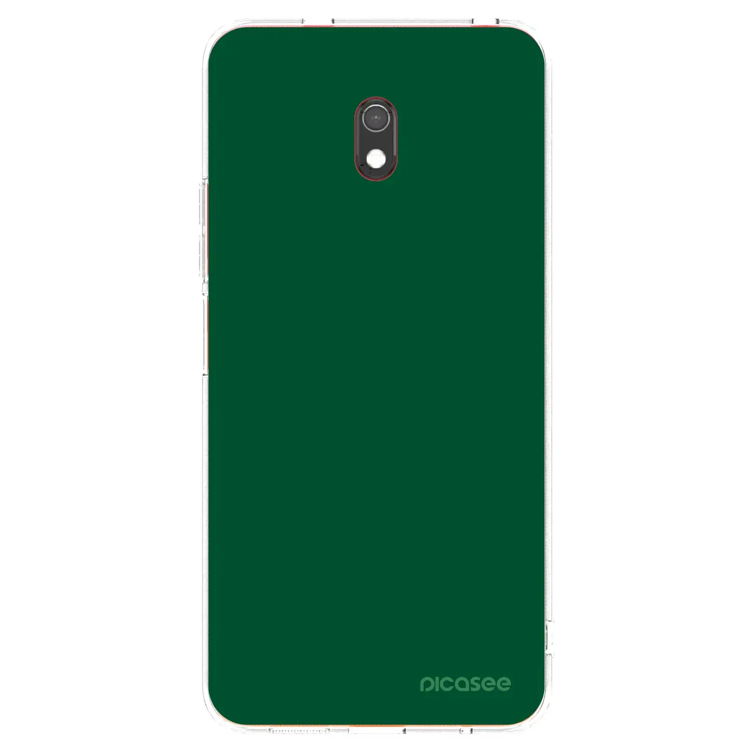 Silikonový průhledný obal pro Xiaomi Redmi 8A - Green Gleam