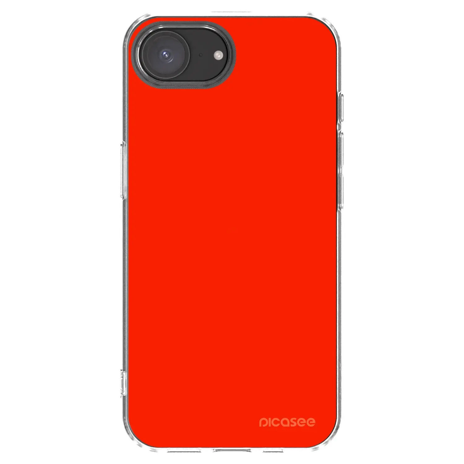 Silikonový průhledný obal pro Apple iPhone 16e - Maranello Red