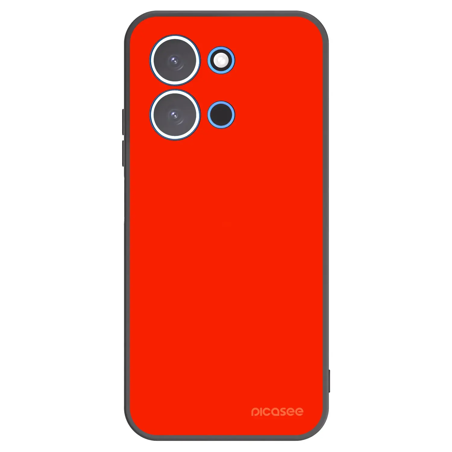 Silikonový černý obal pro Xiaomi Redmi 15C 4G - Maranello Red
