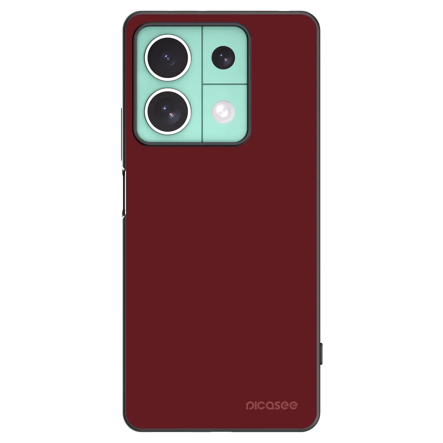 Silikonový černý obal pro Xiaomi Redmi Note 13 5G - Red Bliss