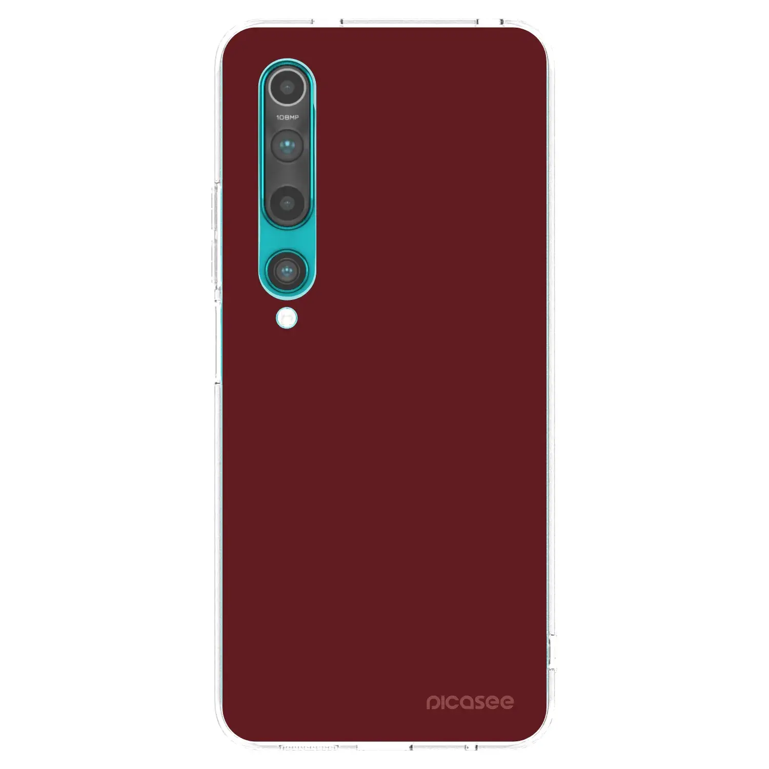 Silikonový průhledný obal pro Xiaomi Mi 10 - Red Bliss