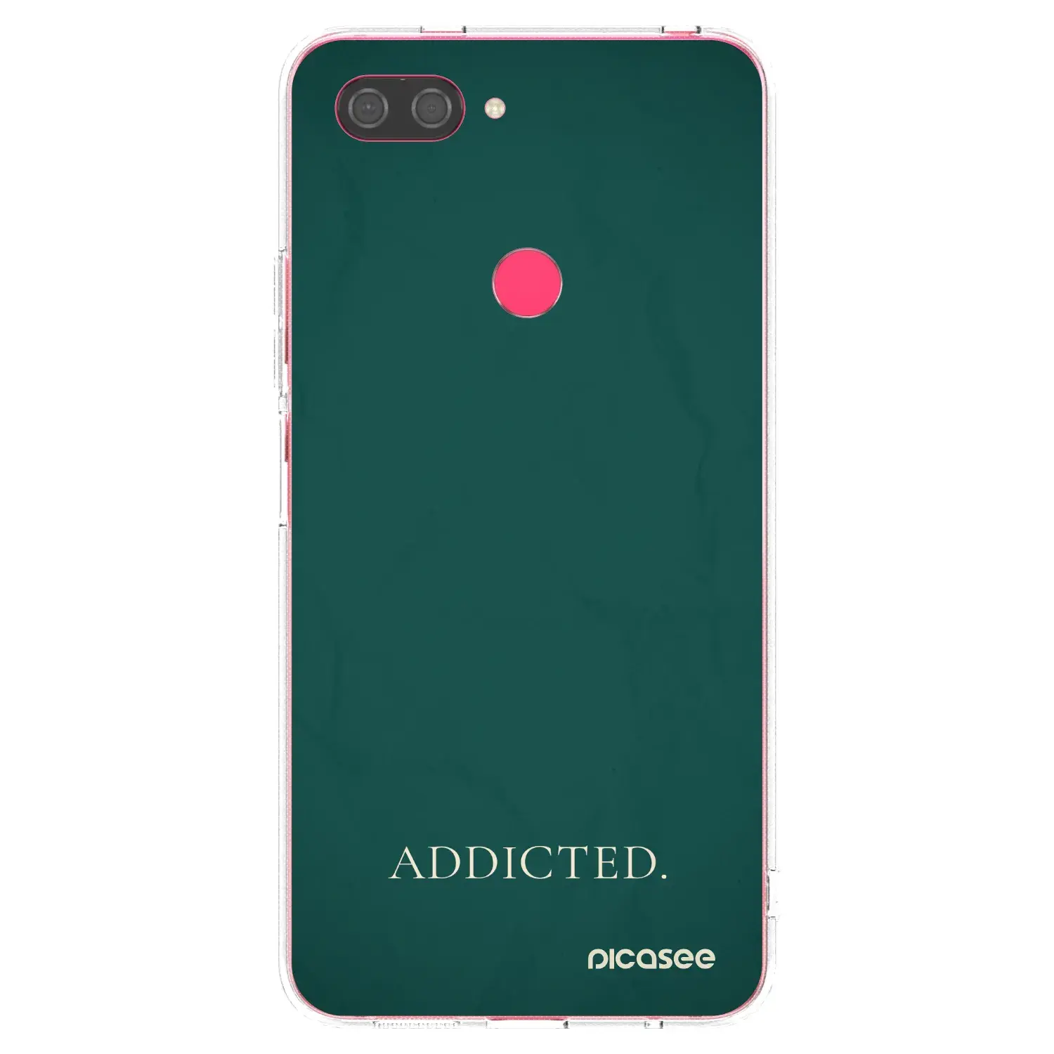 Silikonový průhledný obal pro Xiaomi Mi 8 Lite - Addicted