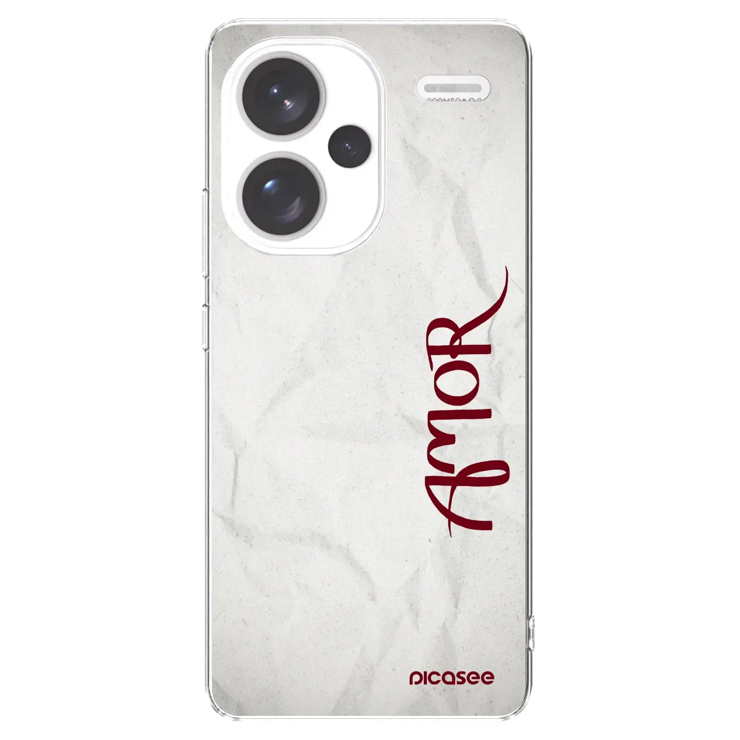 Silikonový průhledný obal pro Xiaomi Redmi Note 13 Pro+ 5G - Amor