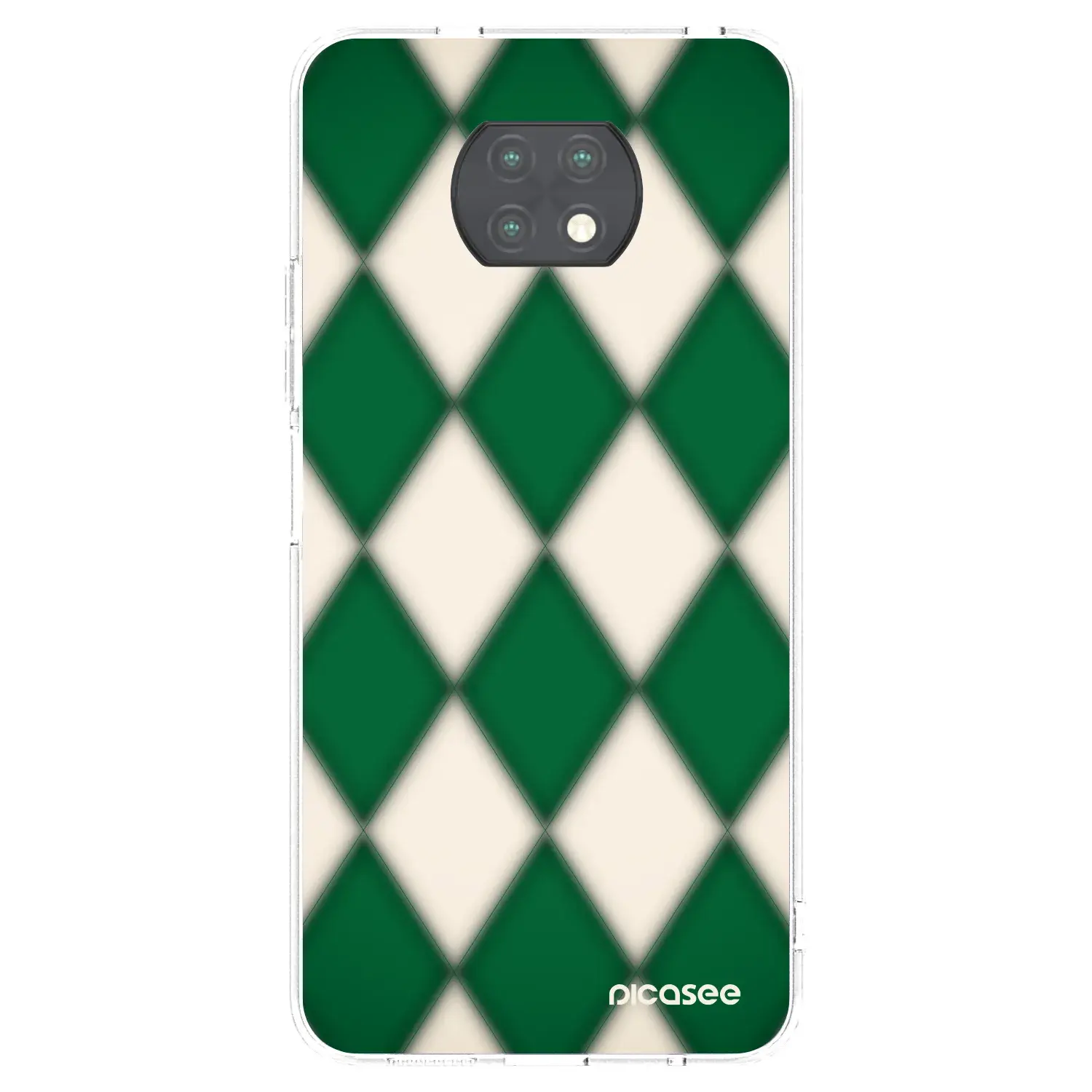 Silikonový průhledný obal pro Xiaomi Redmi Note 9T - Emerald Diamond