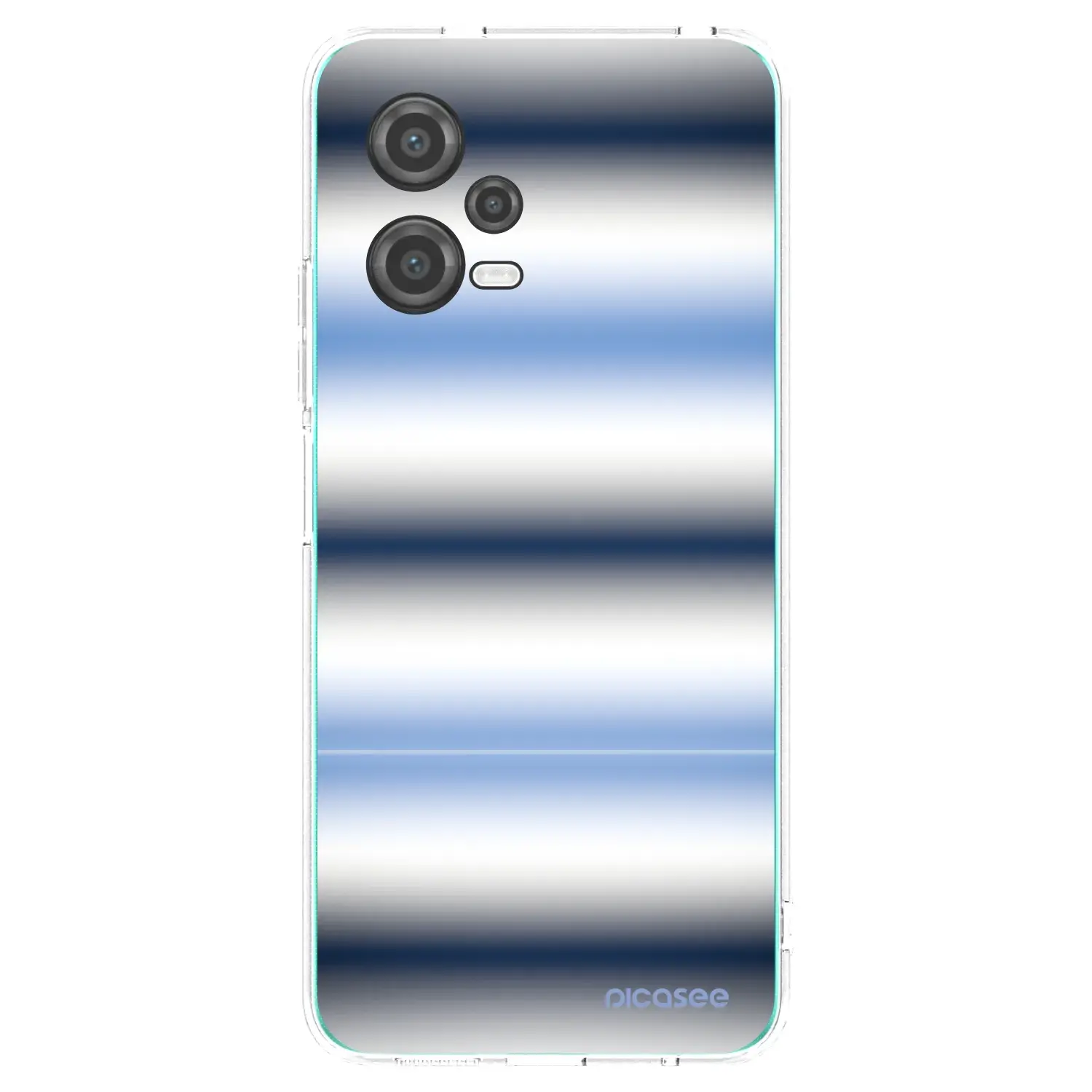 Silikonový průhledný obal pro Xiaomi Poco X5 - Static Lines