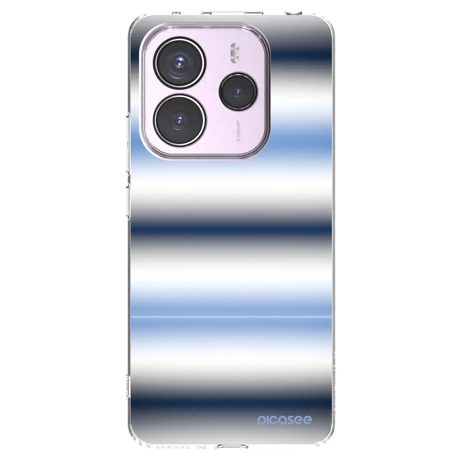 Silikonový průhledný obal pro Xiaomi Redmi Note 14 5G - Static Lines