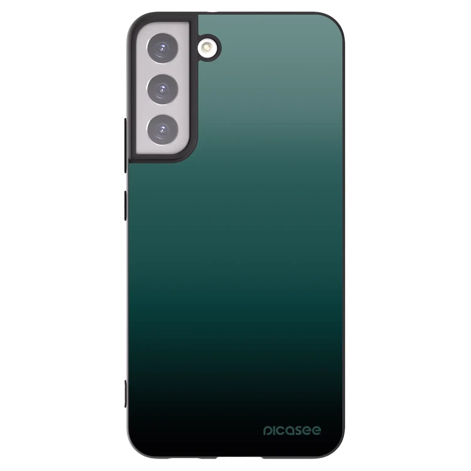 Silikonový černý obal pro Samsung Galaxy S22+ 5G - Verdant Fade