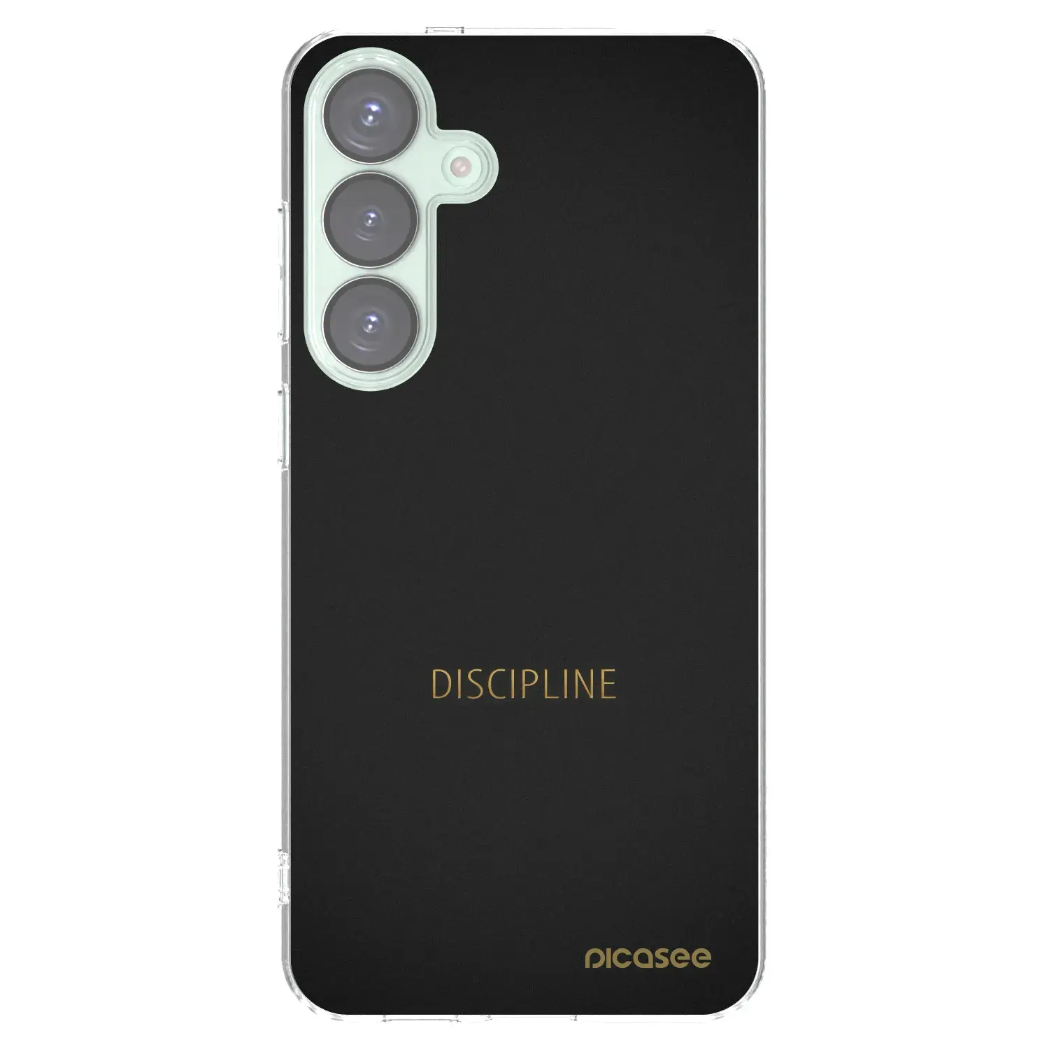 Silikonový průhledný obal pro Samsung Galaxy S25+ 5G - Discipline