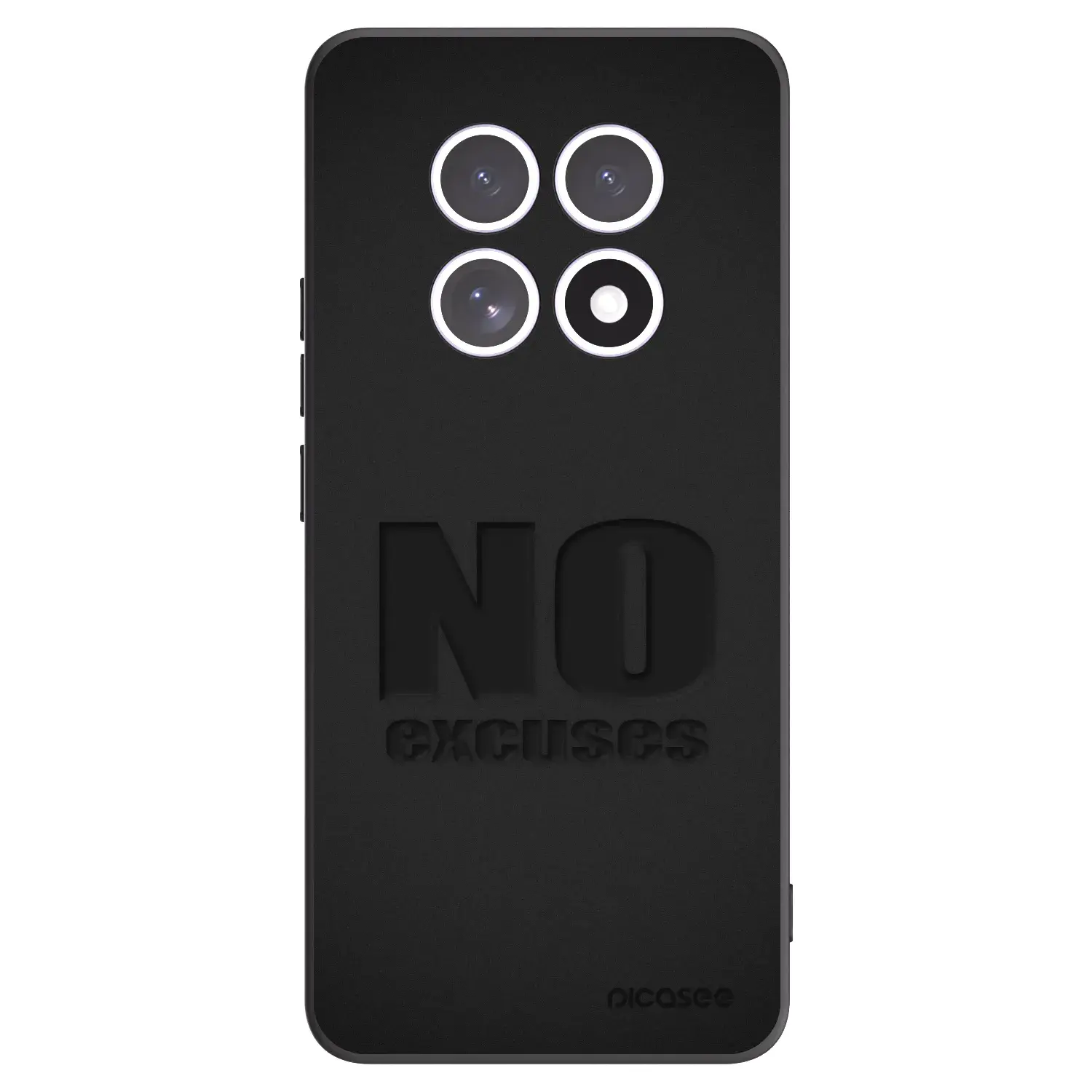 Silikonový černý obal pro Xiaomi Redmi Note 15 4G - No Excuses