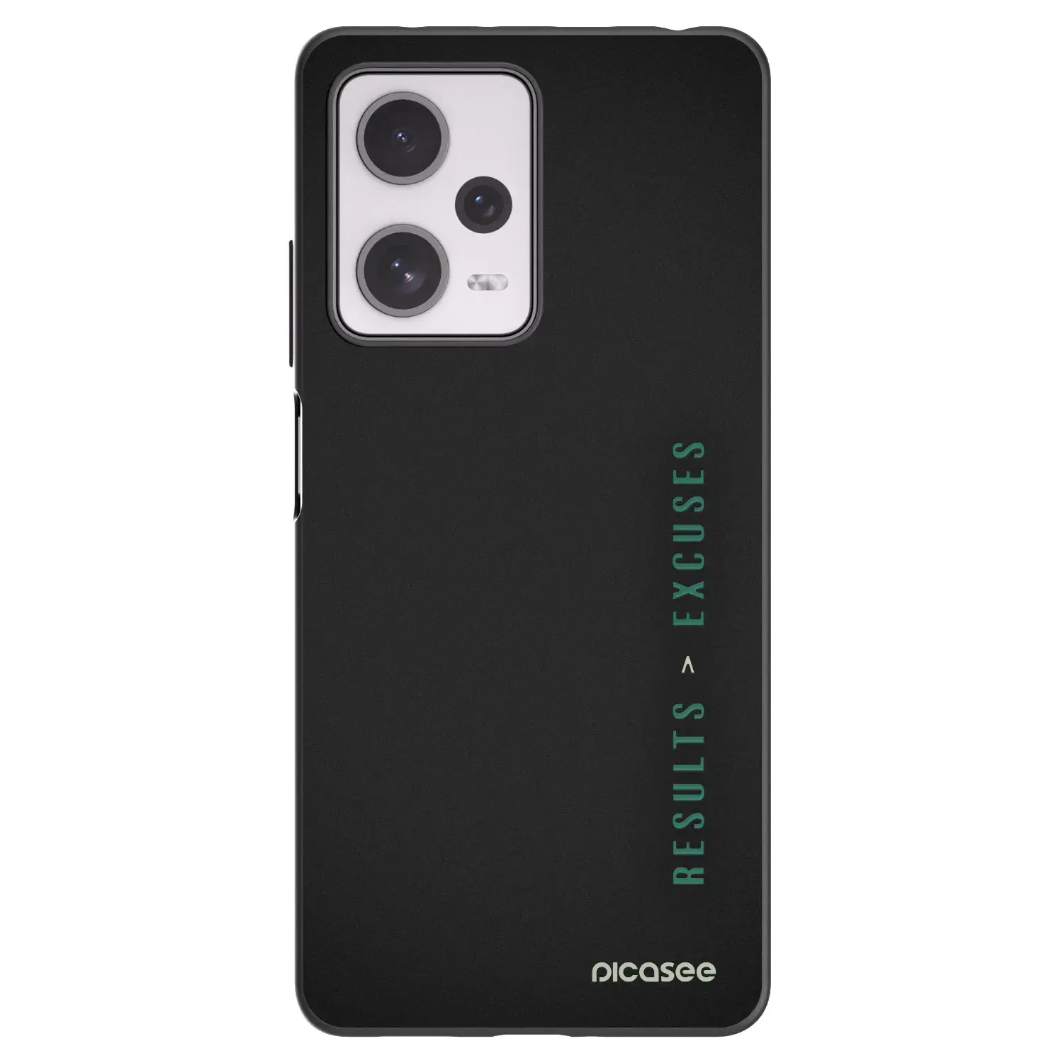 Silikonový černý obal pro Xiaomi Redmi Note 12 Pro+ 5G - Results x Excuses