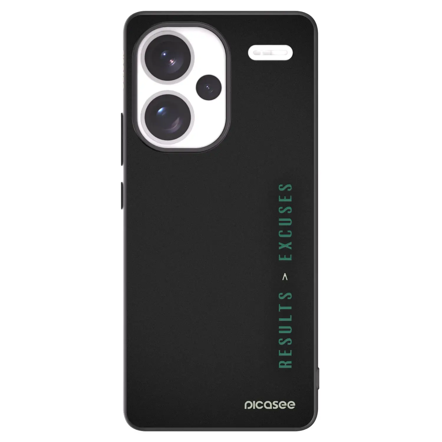 Silikonový černý obal pro Xiaomi Redmi Note 13 Pro+ 5G - Results x Excuses