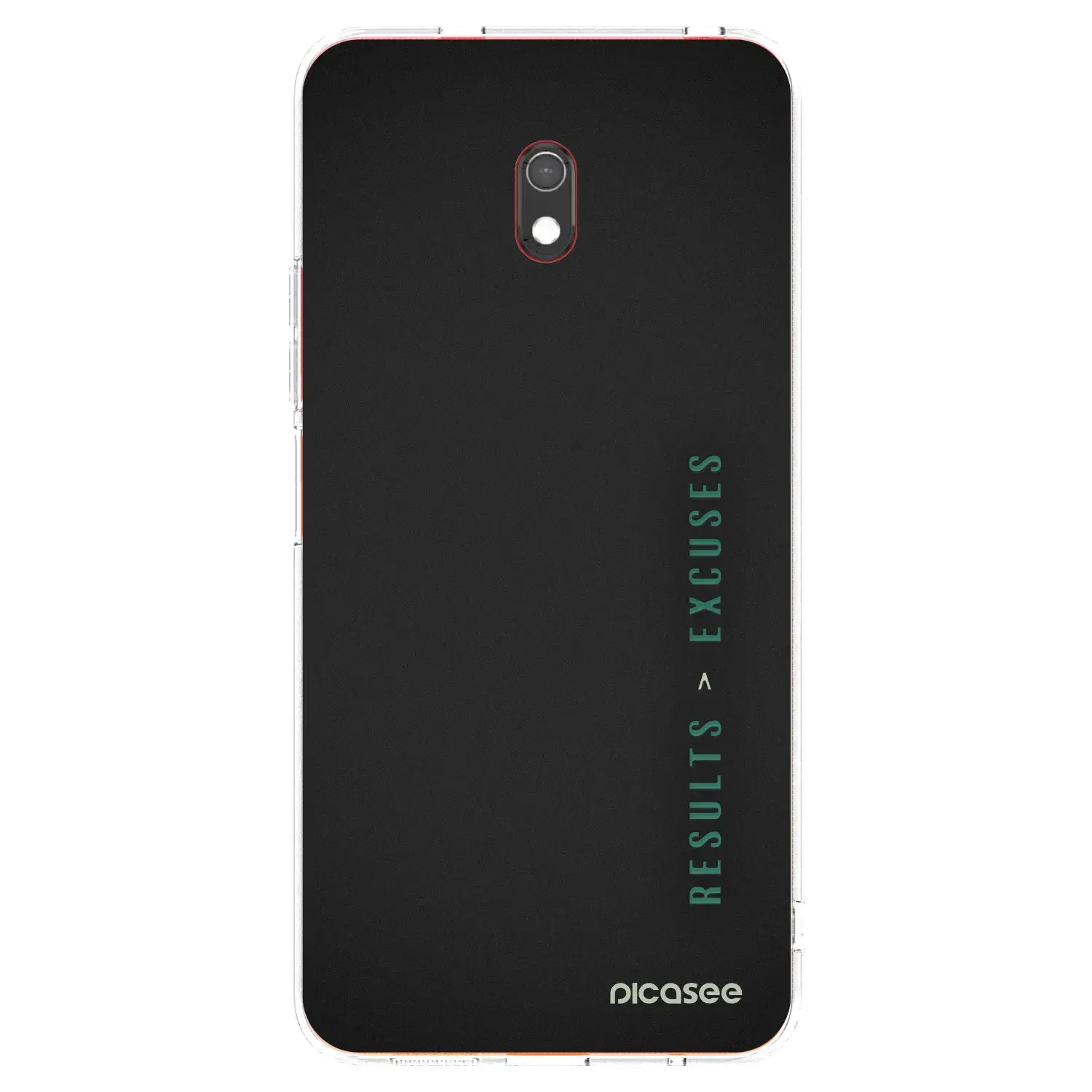 Silikonový průhledný obal pro Xiaomi Redmi 8A - Results x Excuses