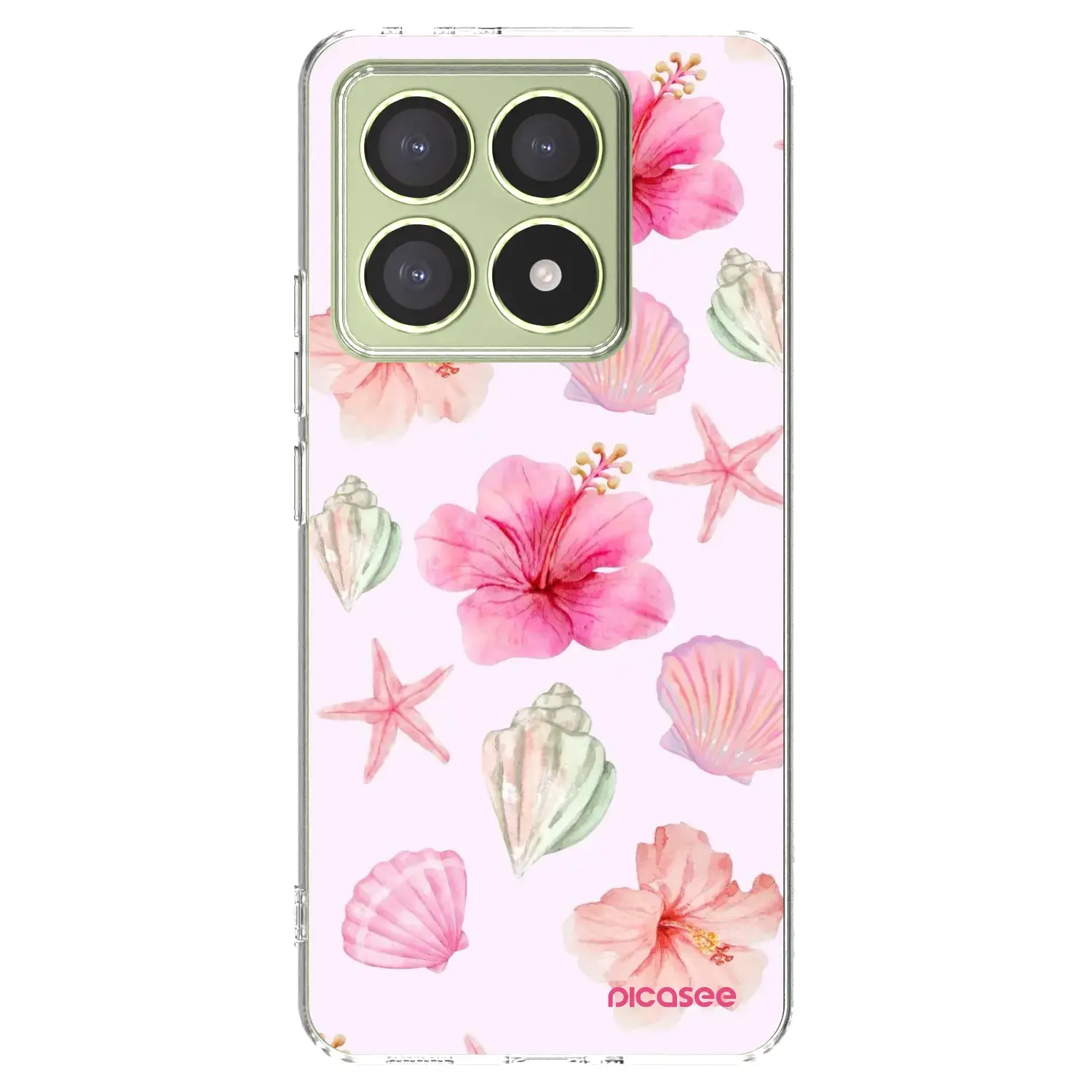 Silikonový průhledný obal pro Xiaomi 14T - Blush Lagoon