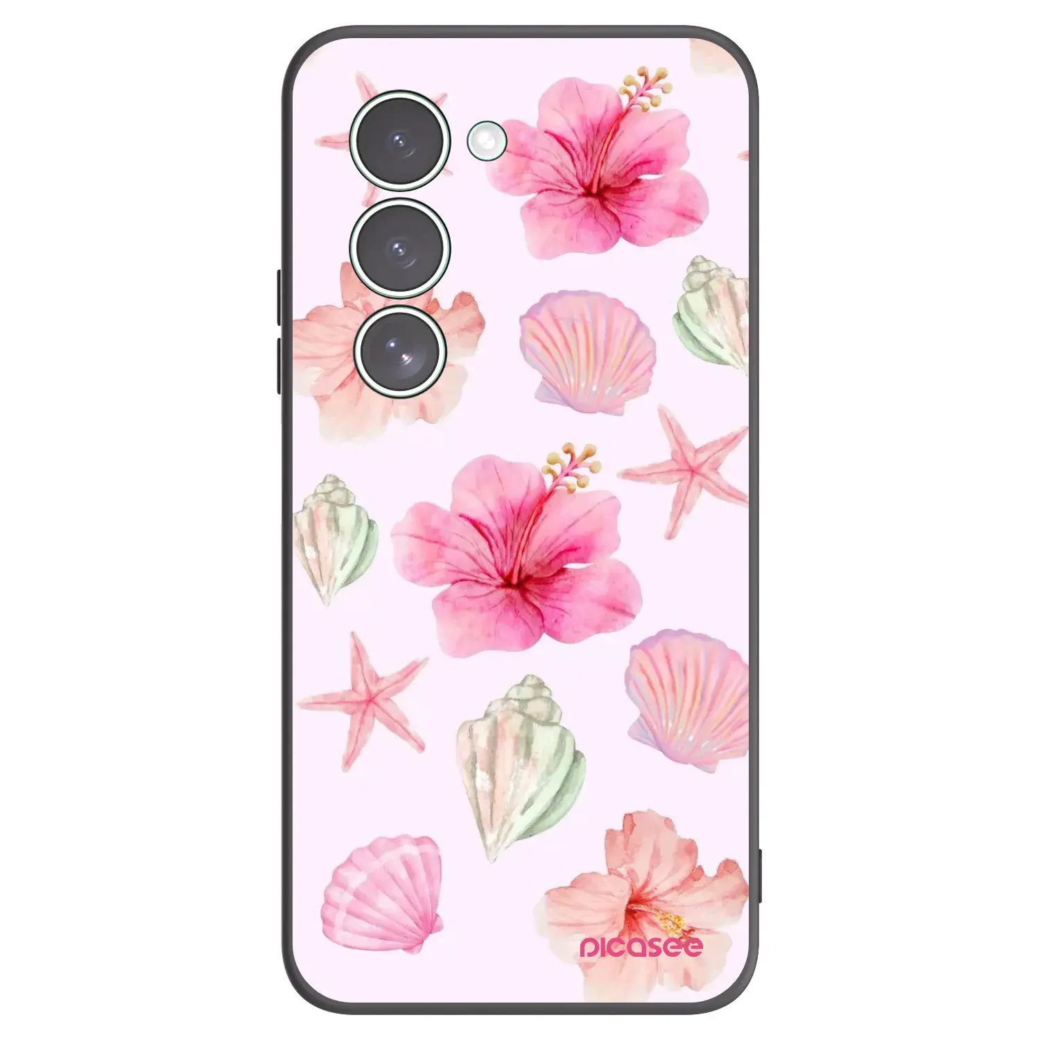 Silikonový černý obal pro Xiaomi Redmi 15 5G - Blush Lagoon