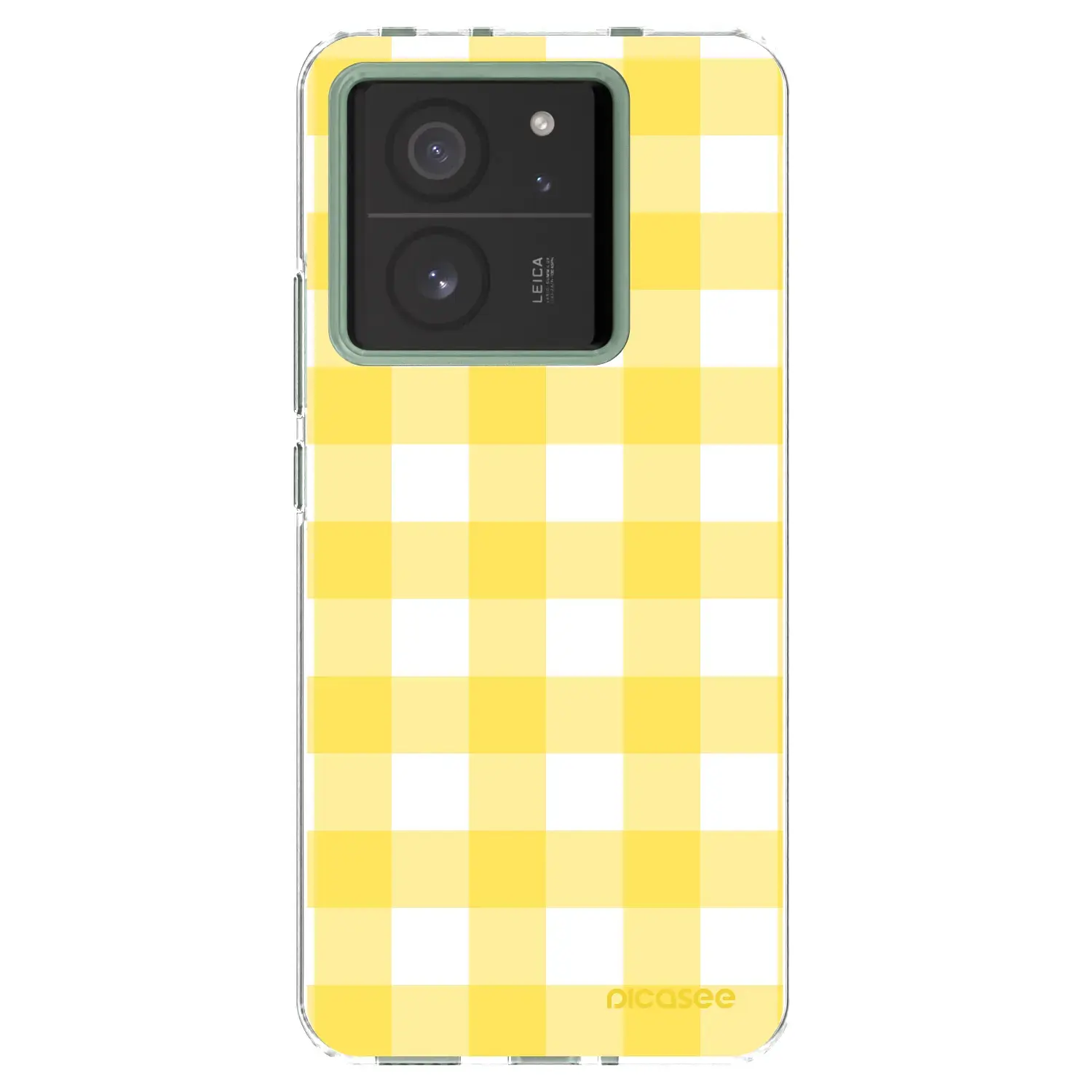 Silikonový průhledný obal pro Xiaomi 13T Pro - Gride lemon