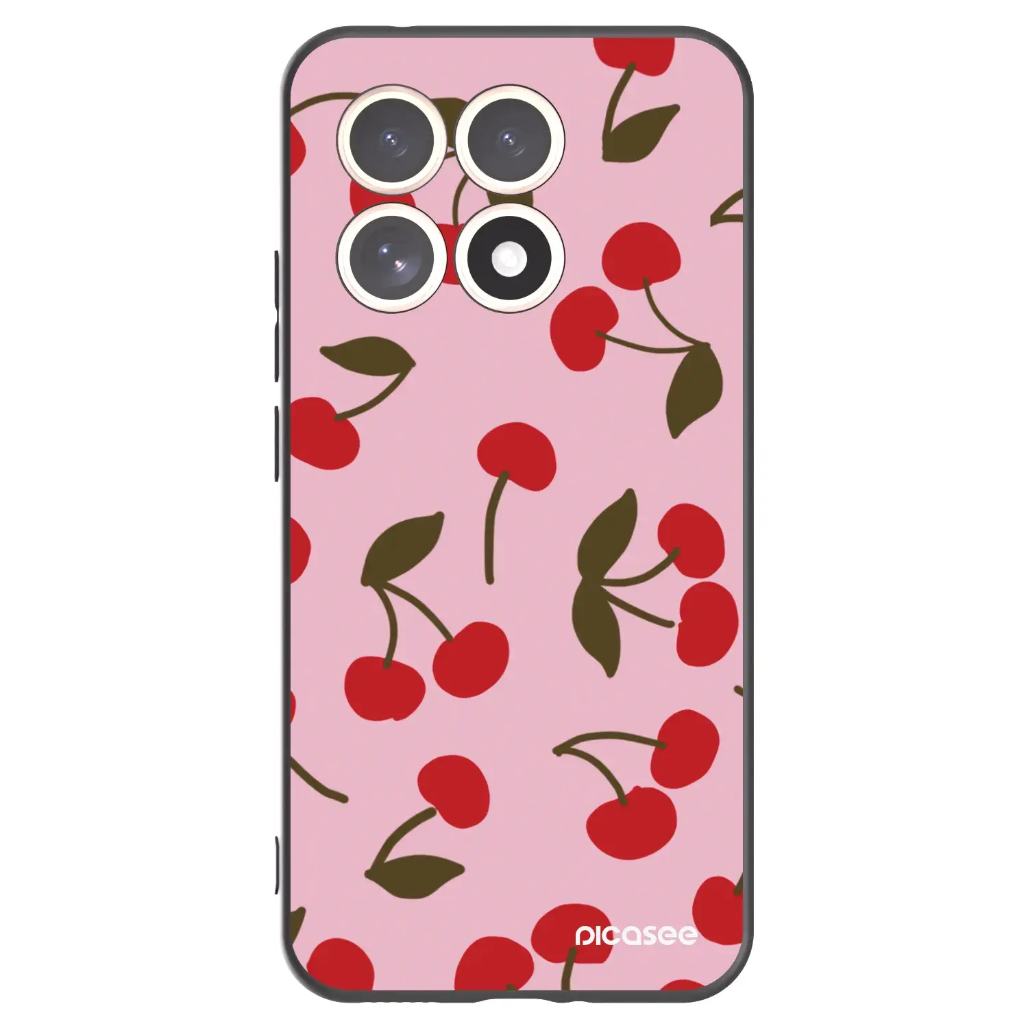 Silikonový černý obal pro Xiaomi 15T - Cherry