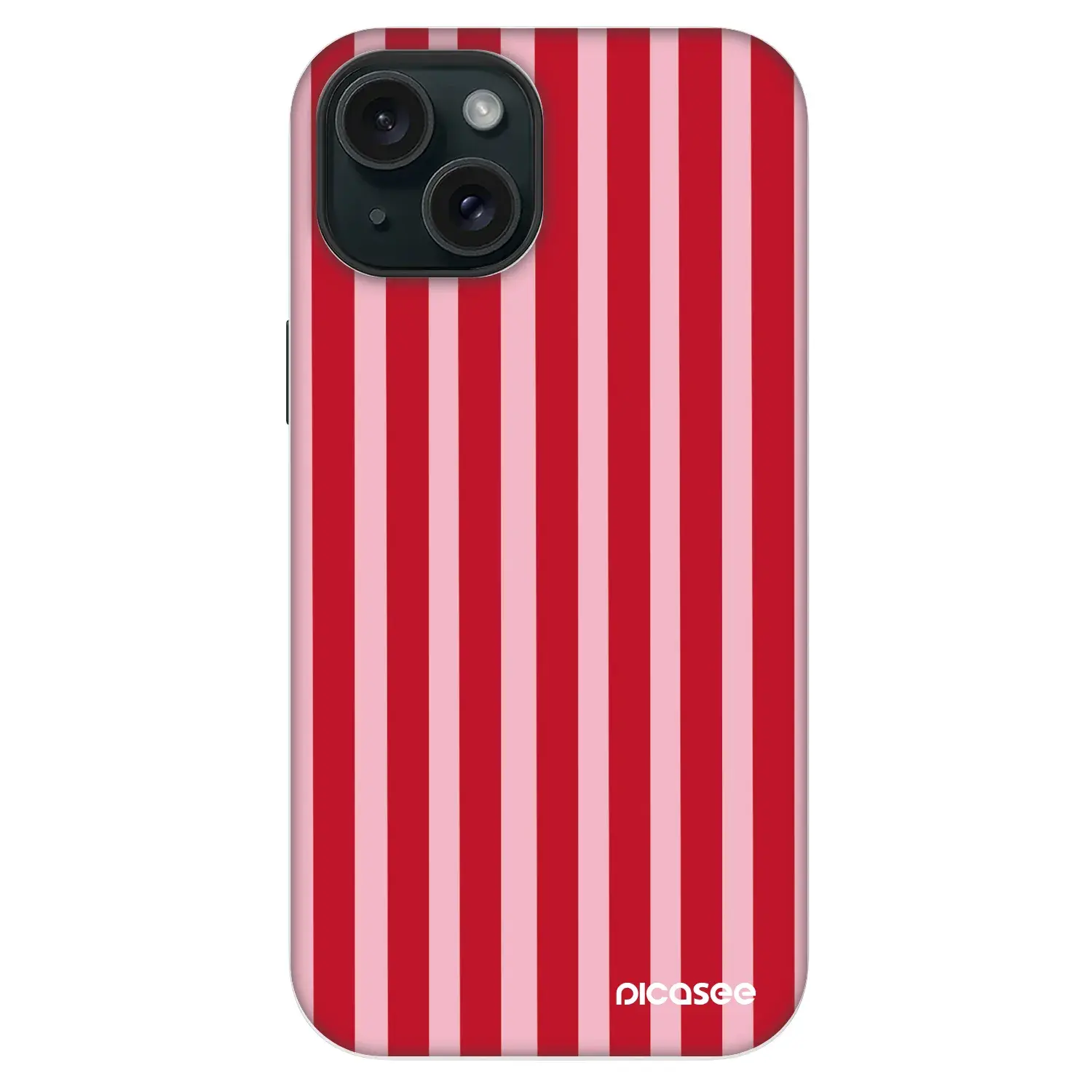 Fashion Case MagSafe Apple iPhone 14 - Lines red
