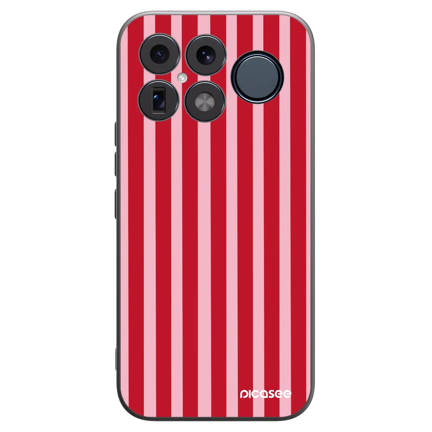Silikonový černý obal pro Xiaomi Poco F8 Ultra - Lines red
