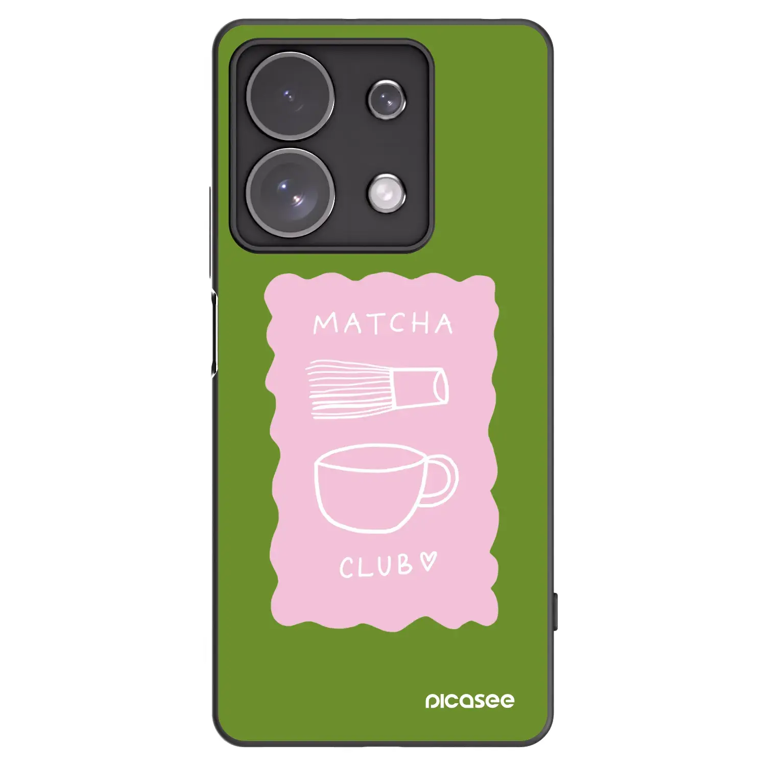 Silikonový černý obal pro Xiaomi Redmi Note 13 Pro 4G - Matcha club