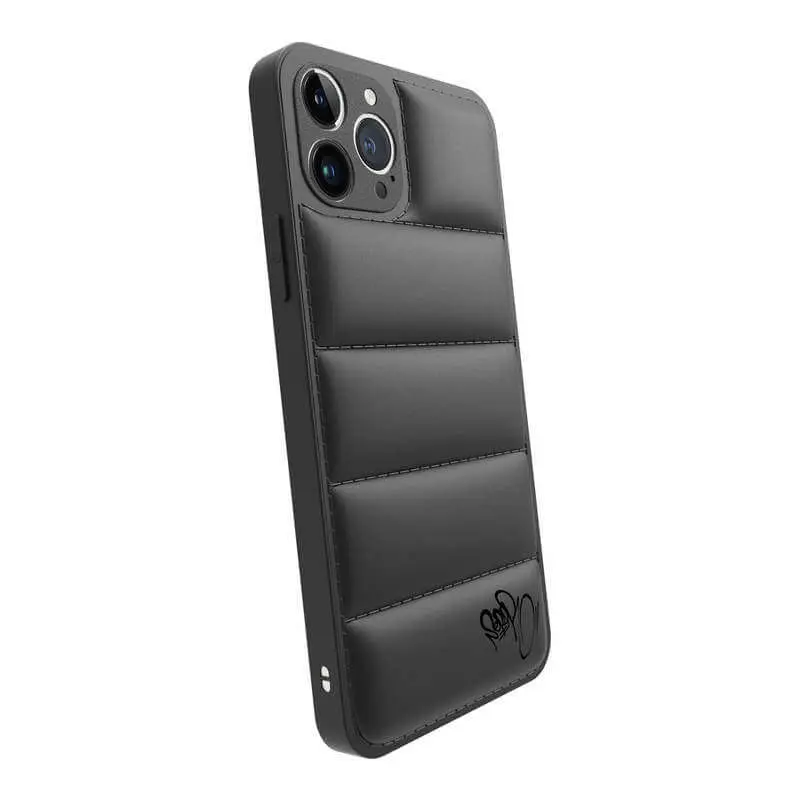 Puffer case pro Apple iPhone 13 Pro Max - Separ Puffer - Černá