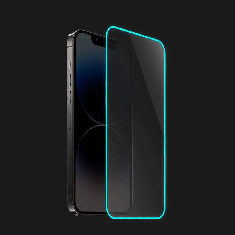 3x 3D Ochranné tvrzené sklo se svítícím rámečkem pro Xiaomi Mi 10T Pro - Modrá - 2+1 zdarma