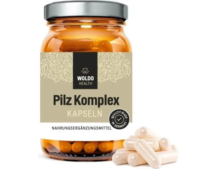 WoldoHealth Komplex vitálních hub 120 kapslí