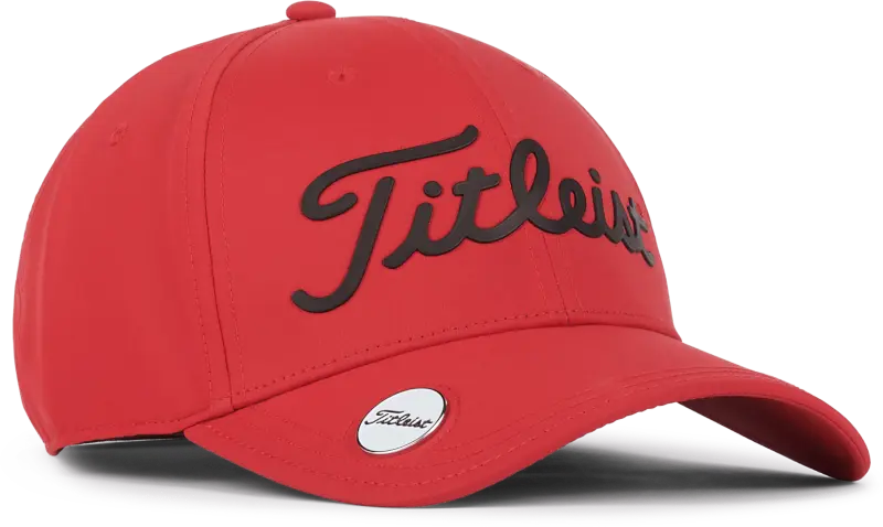 Titleist Players Performance Ball Marker golfová čepice, červená/černá