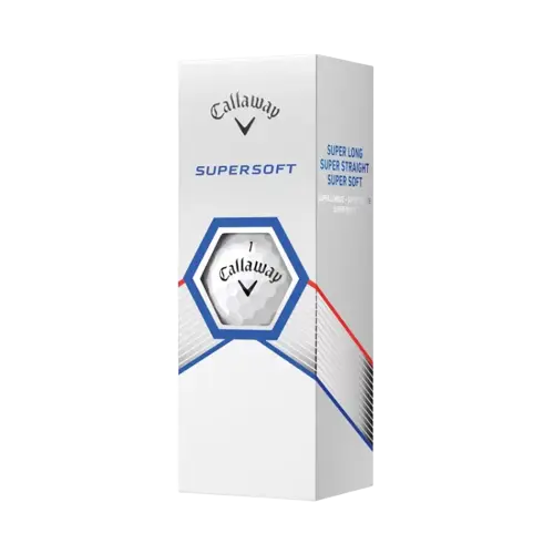 Callaway Supersoft 23 golfové míče - bílé 3 ks