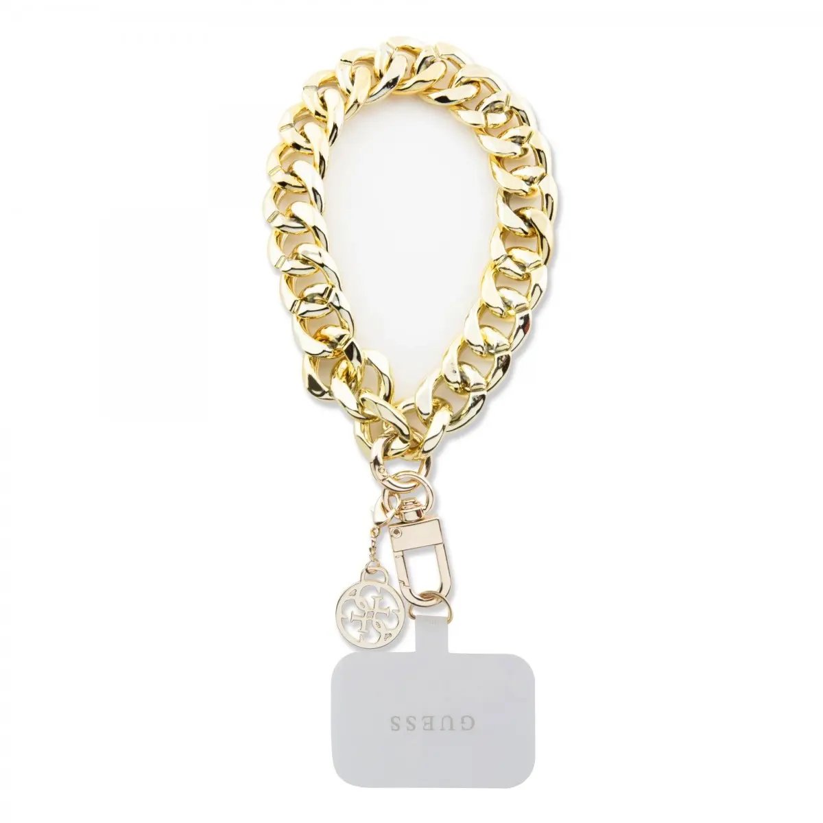 Guess Univerzální Popruh na Ruku 4G Charm Gold GUOUCBMC4MD