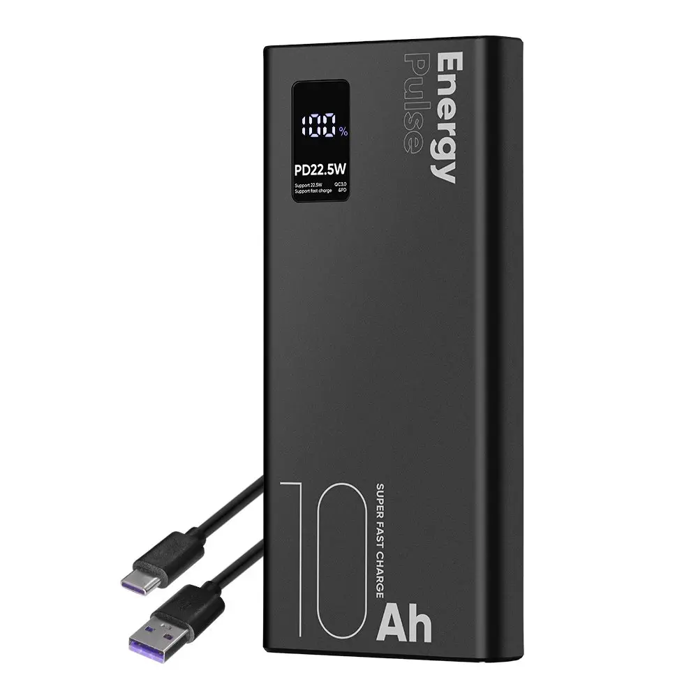 OBAL:ME EnergyPulse Powerbanka 10000mAh 22.5W Black OMPWB10K
