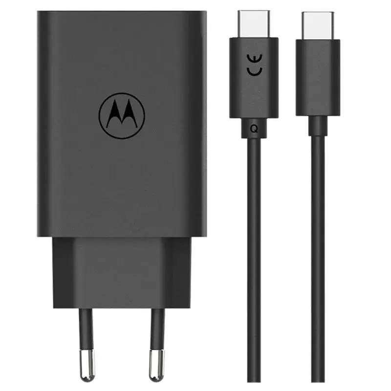 Motorola TurboPower nabíječka 68W USB-C s USB-C/USB-C kabelem černá
